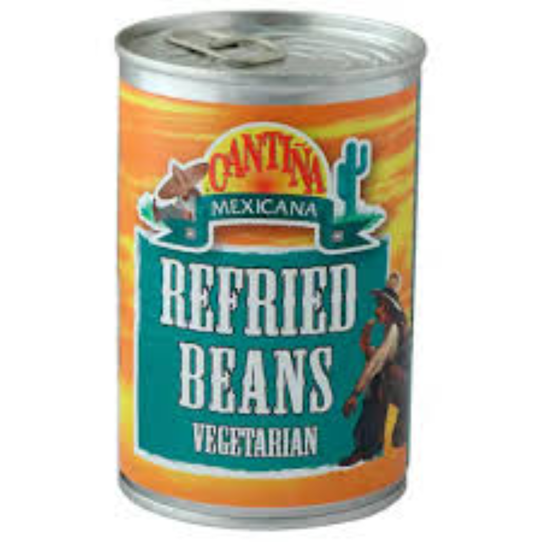 CANTINA MEX REFRIED BEANS 450G